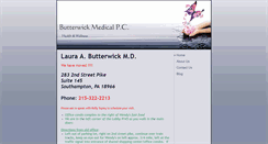 Desktop Screenshot of butterwickmedical.com